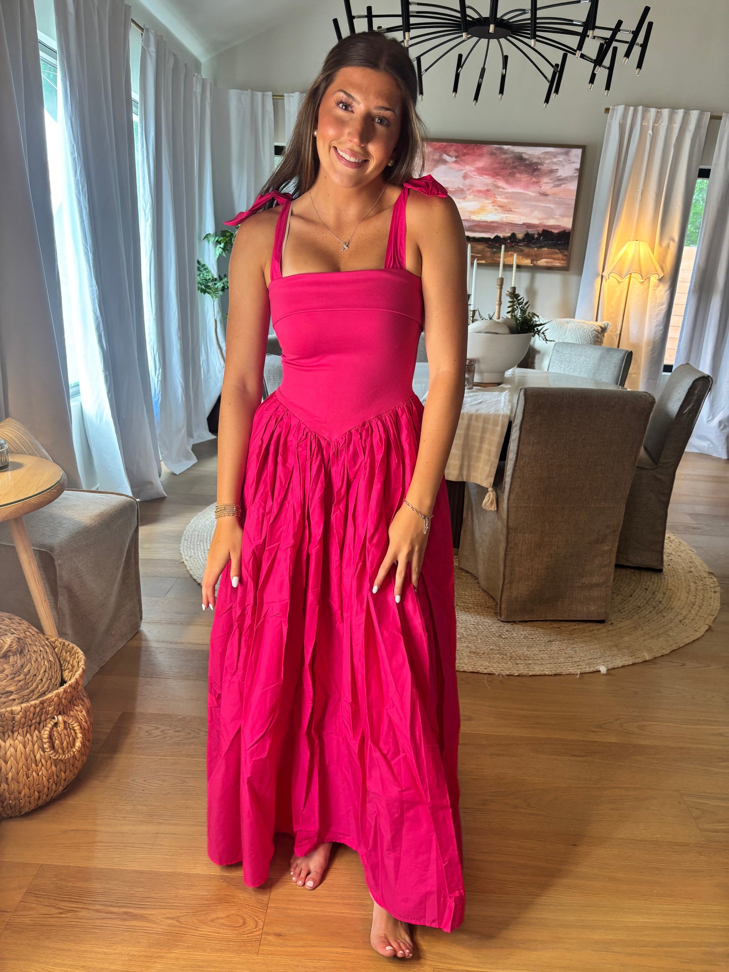Karina Fuchsia Dress