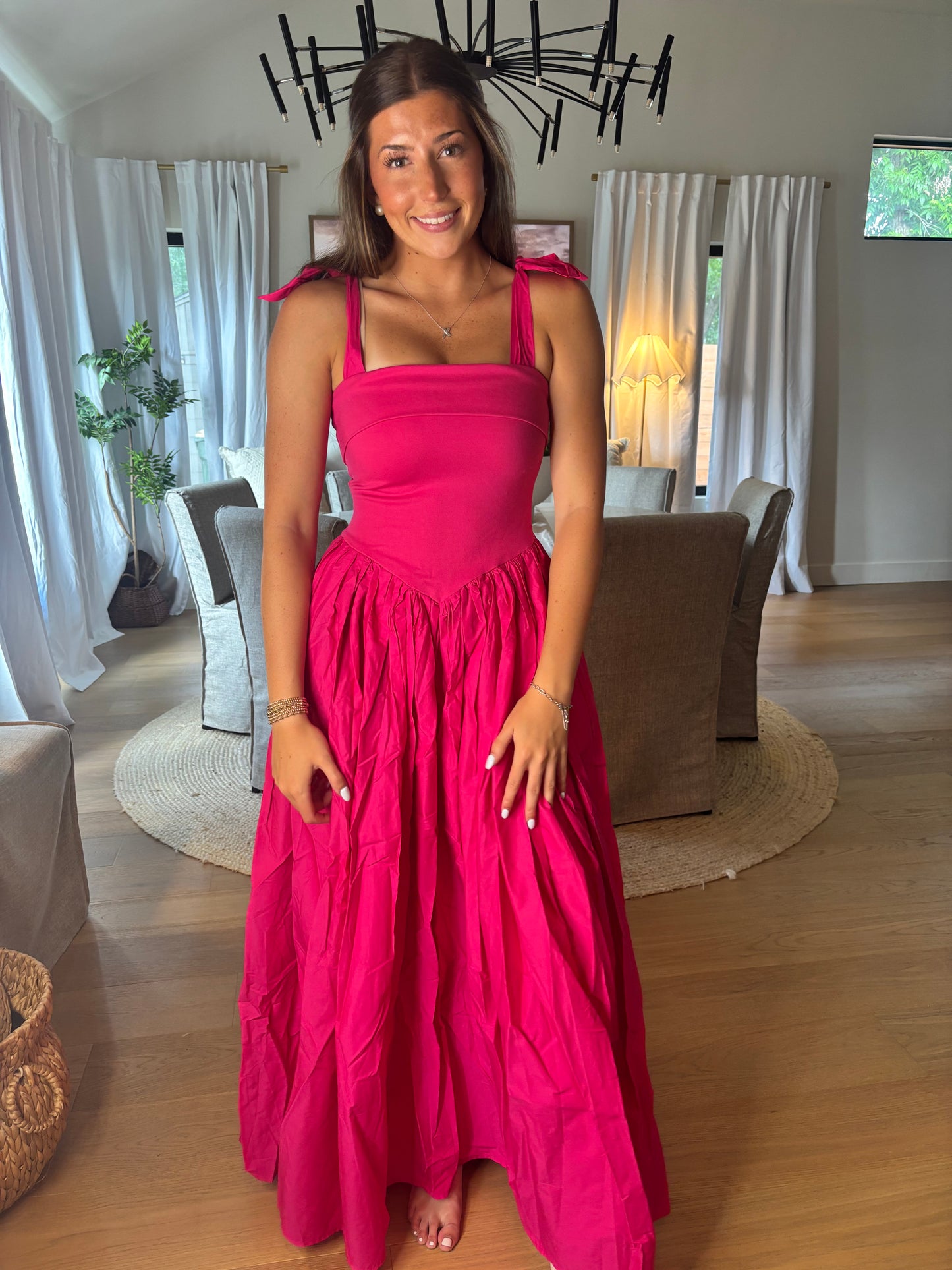 Karina Fuchsia Dress
