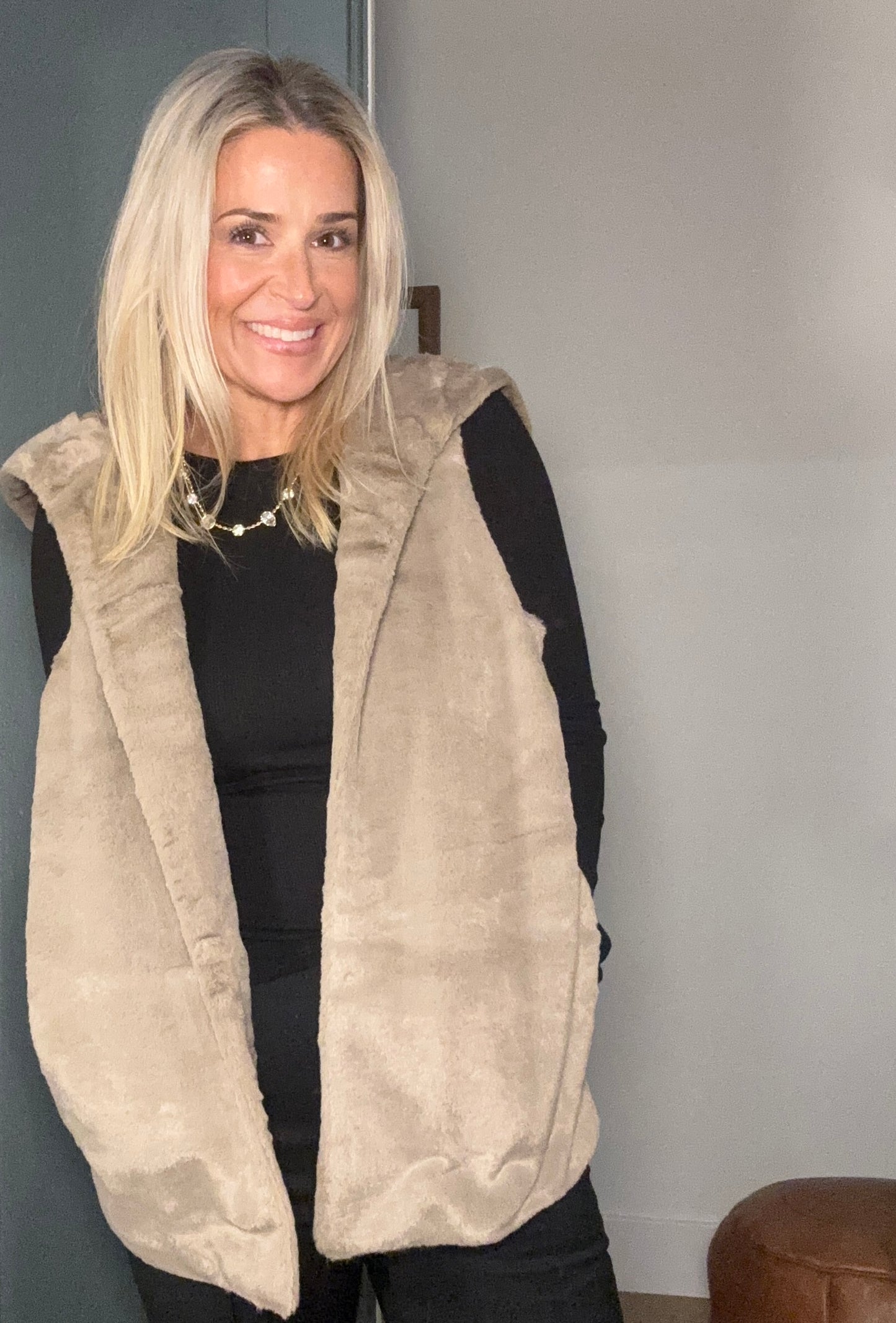 Aspen Faux Fur Vest