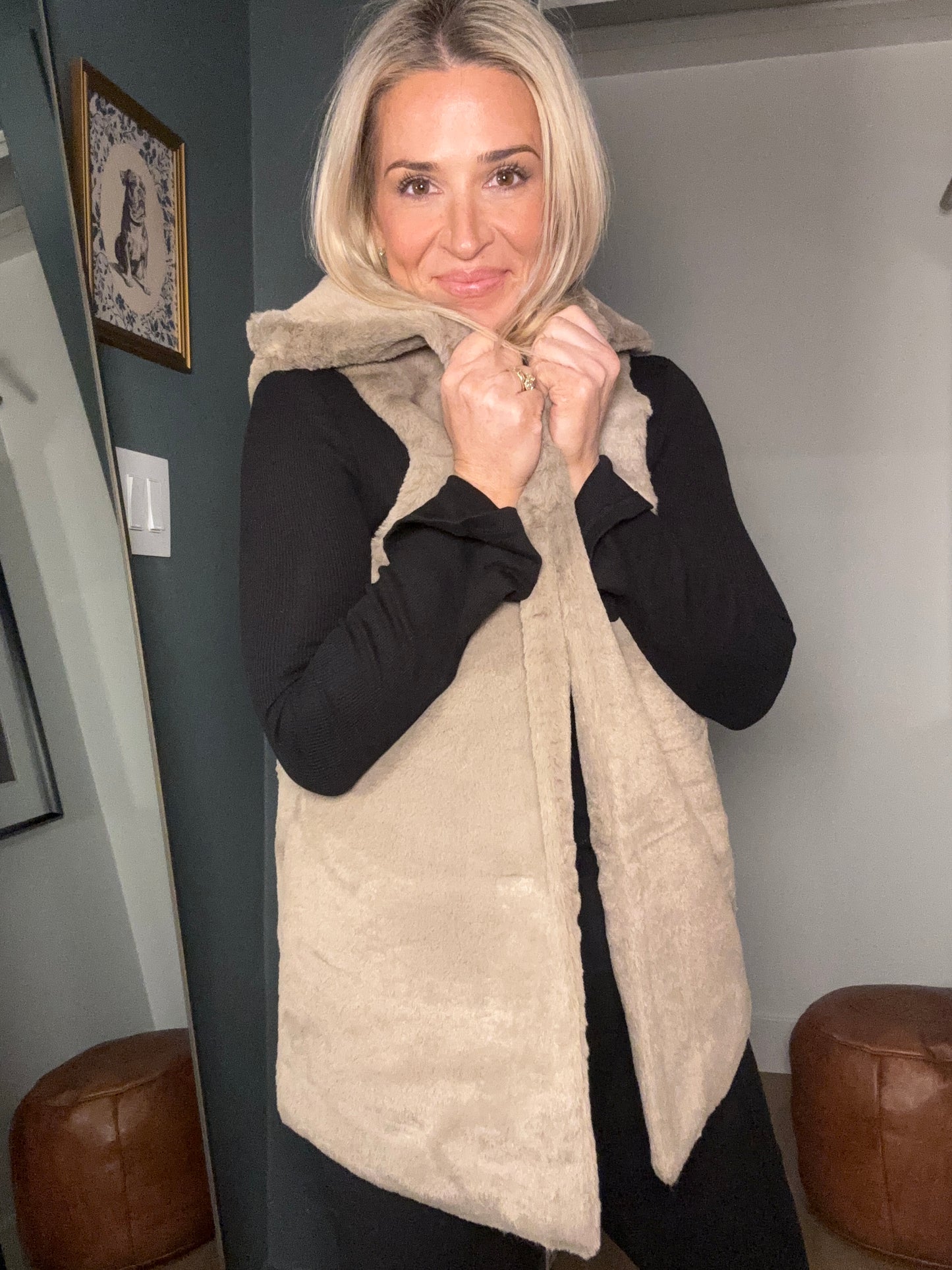 Aspen Faux Fur Vest