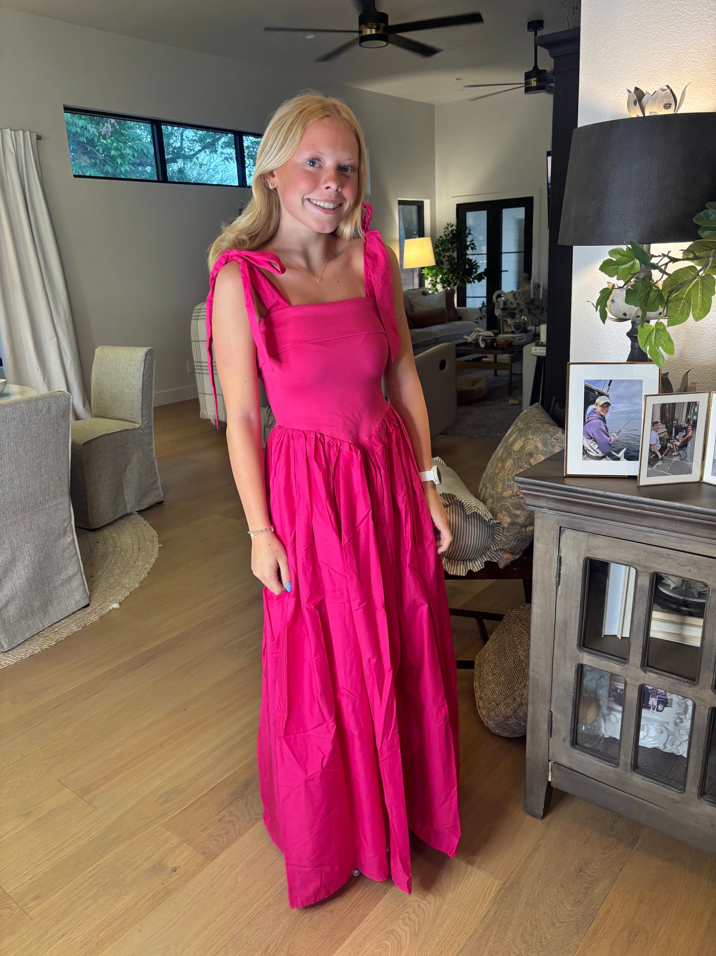 Karina Fuchsia Dress