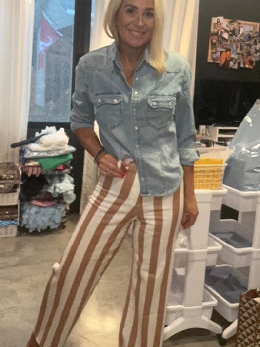 Toffee and Stripes-FINAL SALE