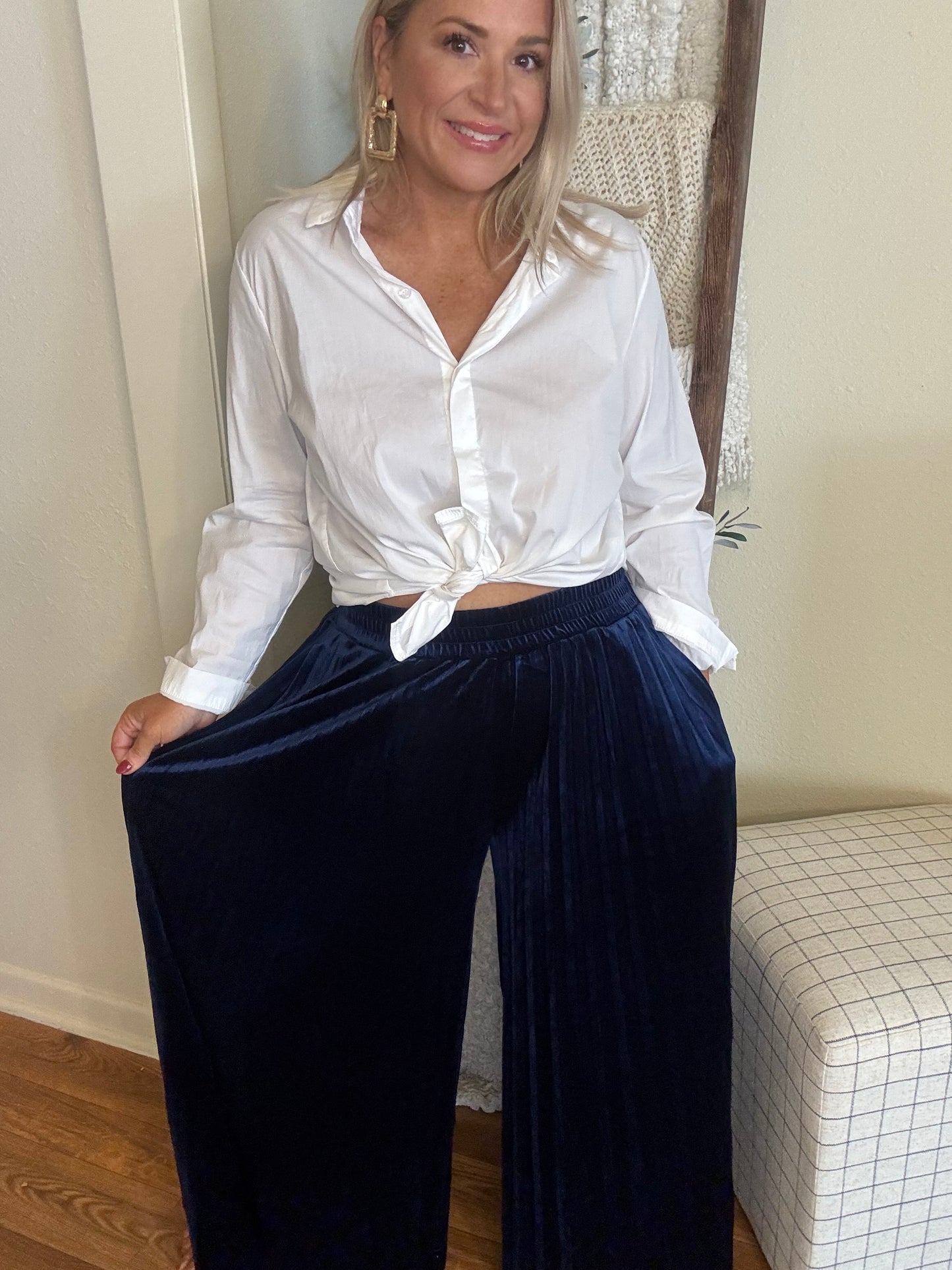 Lydia Pleated Pants- FINAL SALE