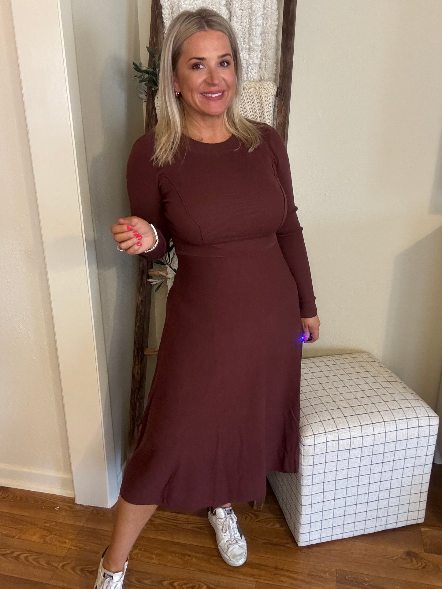 Brennan Sweater Midi Dress-FINAL SALE