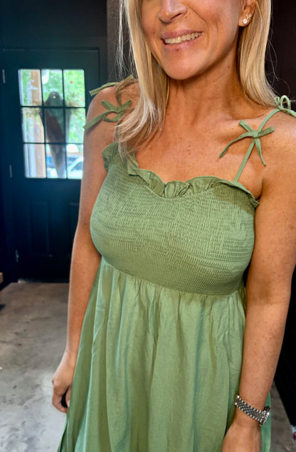 Sweetheart Midi Dress- FINAL SALE