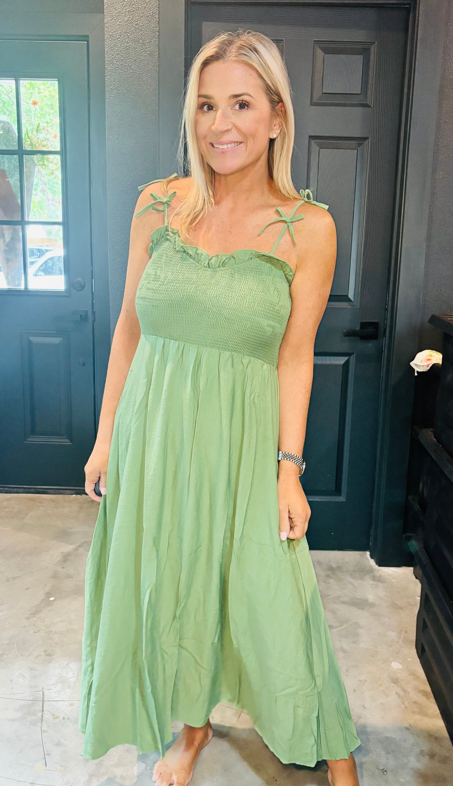 Sweetheart Midi Dress- FINAL SALE