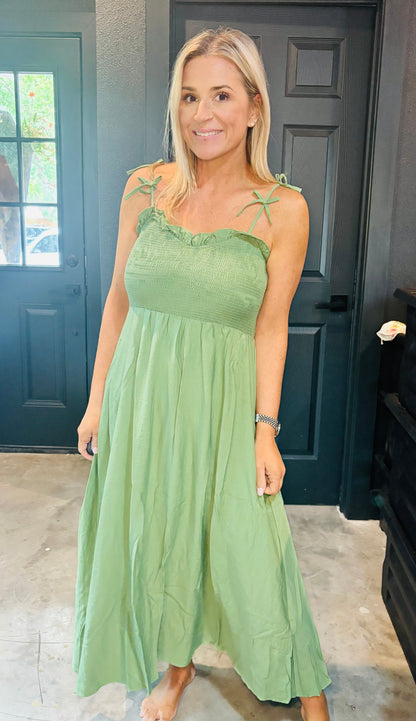 Sweetheart Midi Dress- FINAL SALE