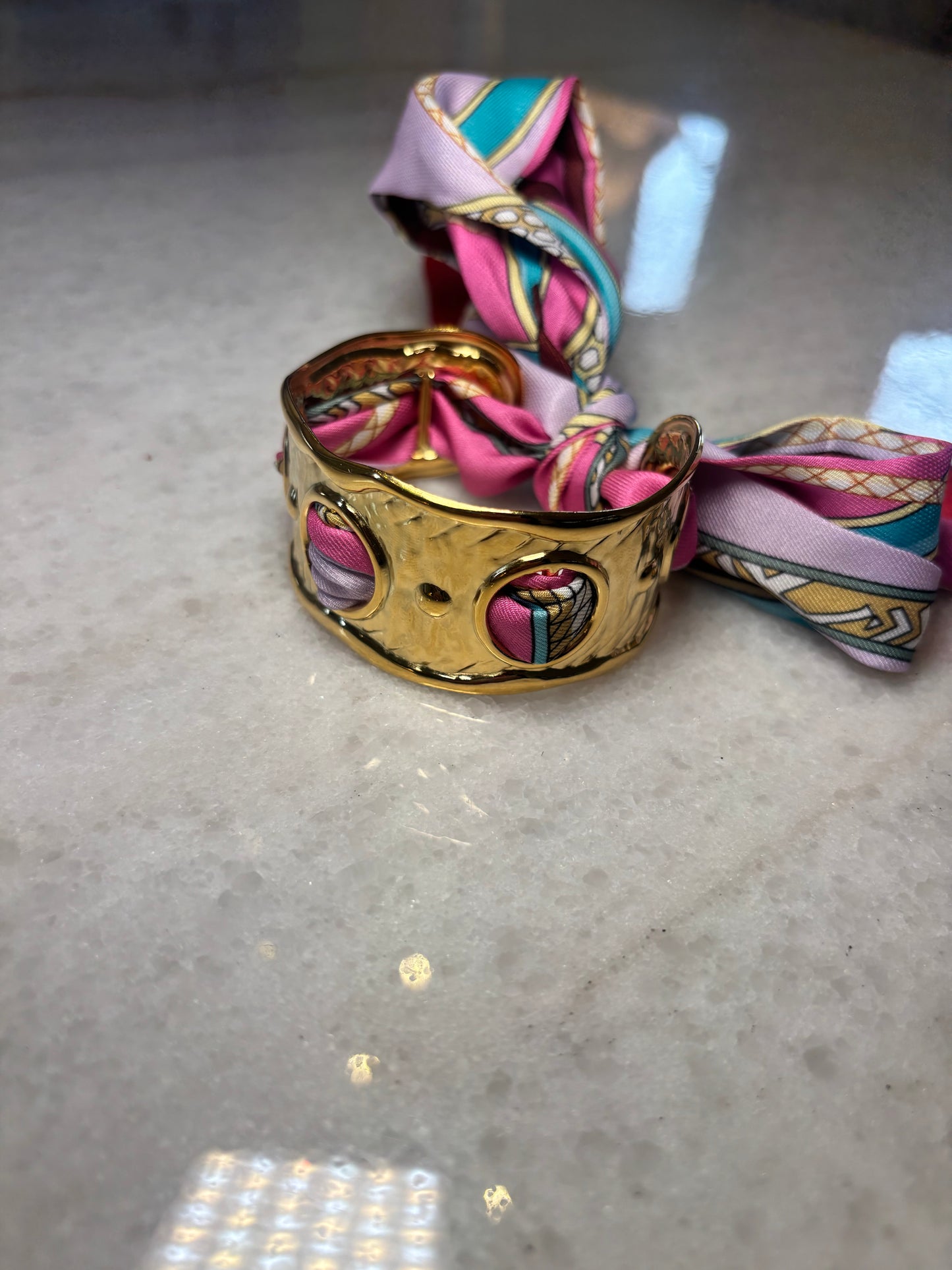 Scalloped Scarf Cuff
