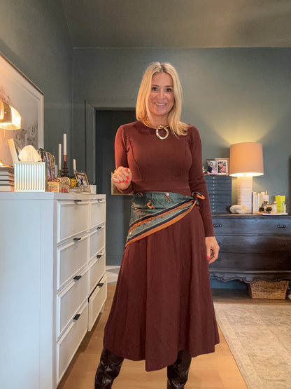 Brennan Sweater Midi Dress-FINAL SALE