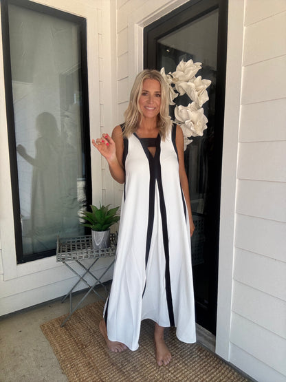 Shadow & Light Maxi Dress