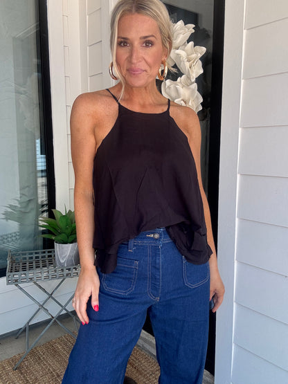Bobbi Halter Top- FINAL SALE