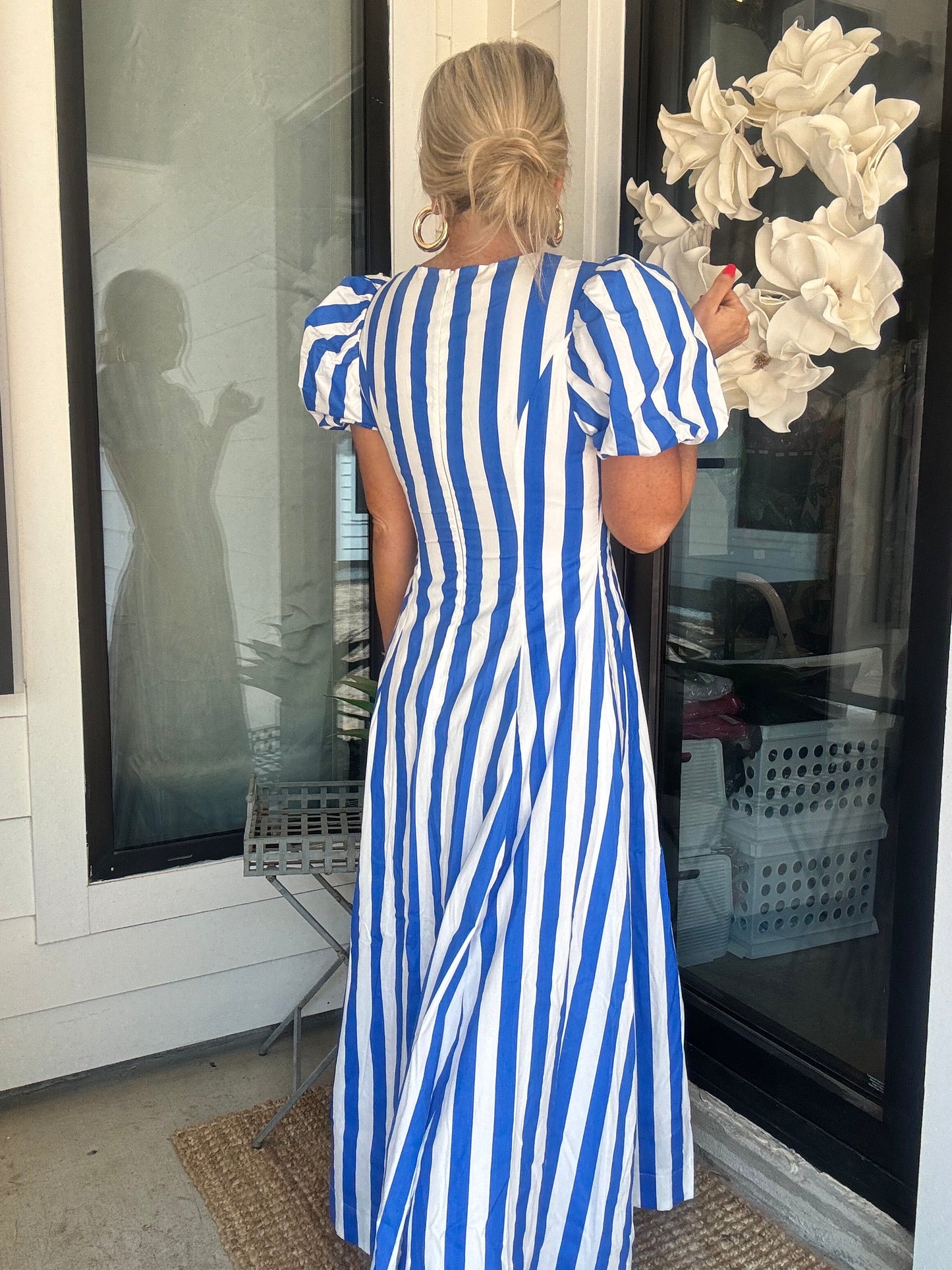 Ocean Lines Midi Dress