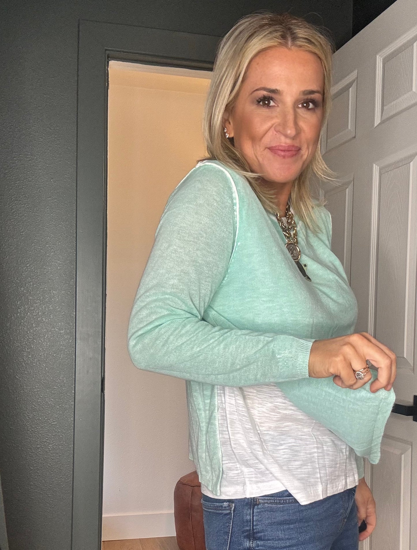 Megan Double Layer Top-FINAL SALE