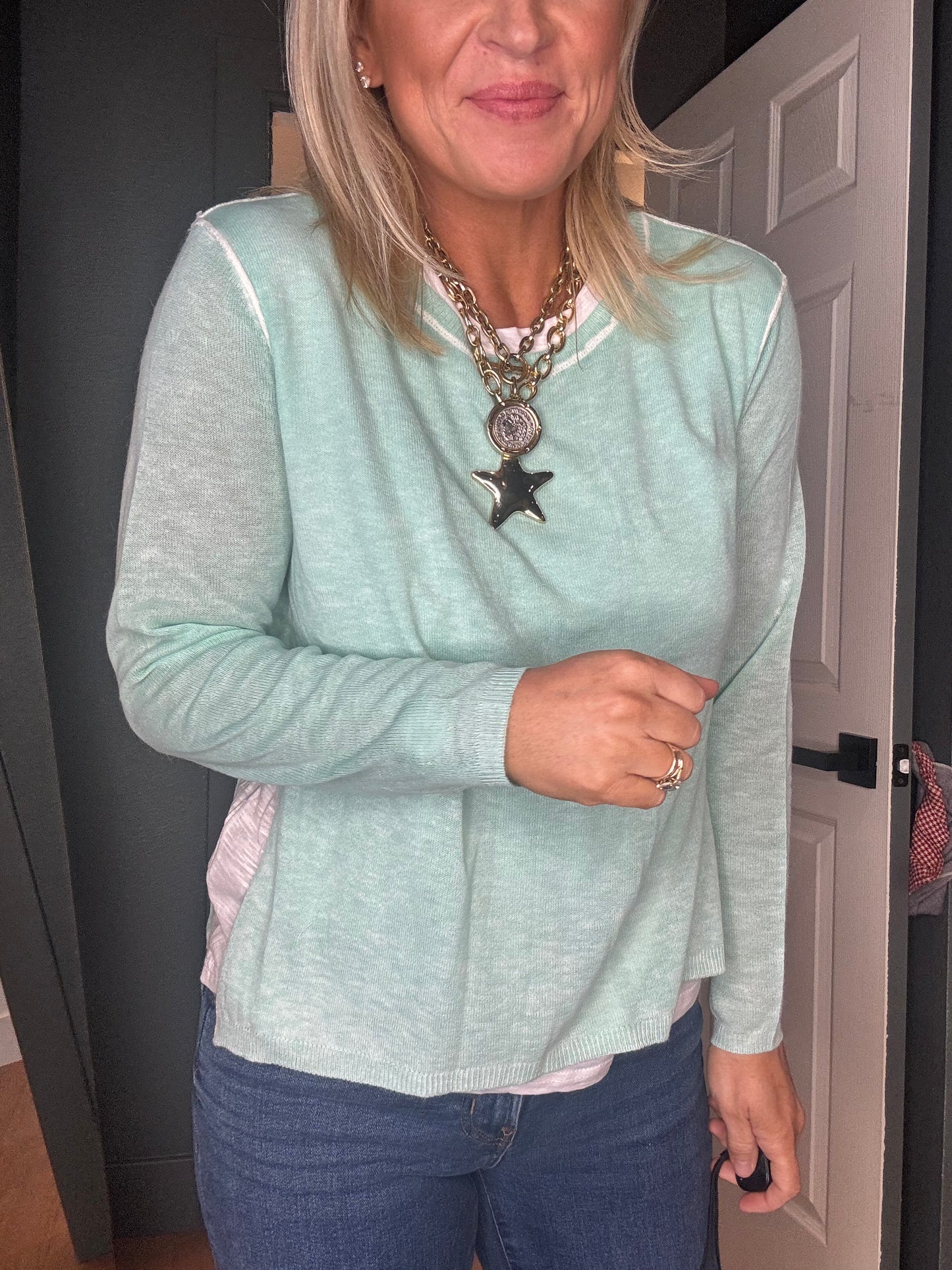 Megan Double Layer Top-FINAL SALE