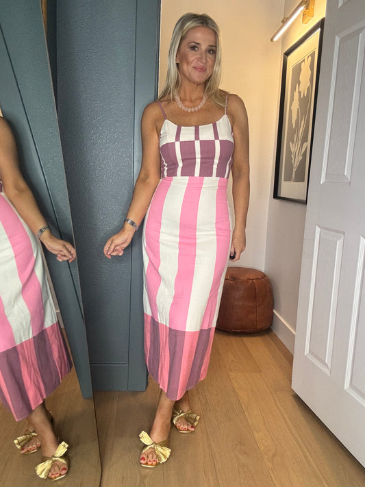 Elodie Striped Midi