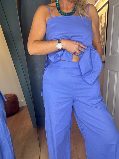 Periwinkle Pants Set