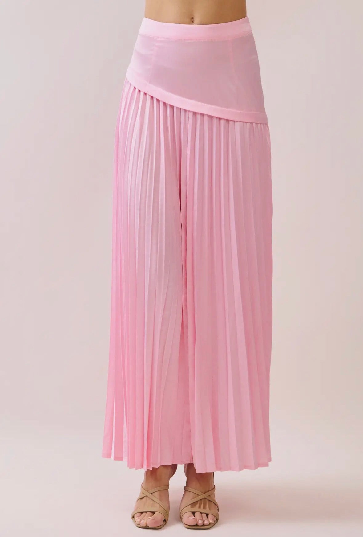 Pleated Petal Skirt