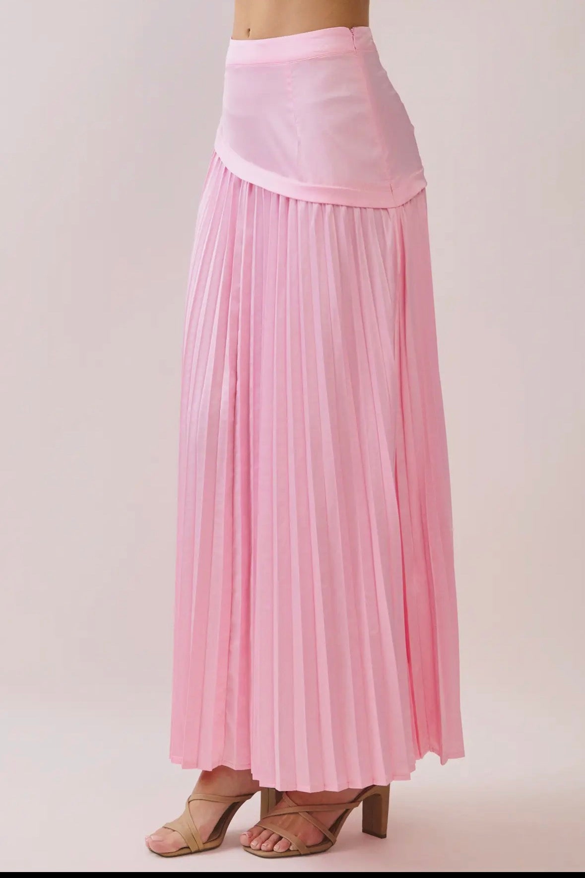 Pleated Petal Skirt