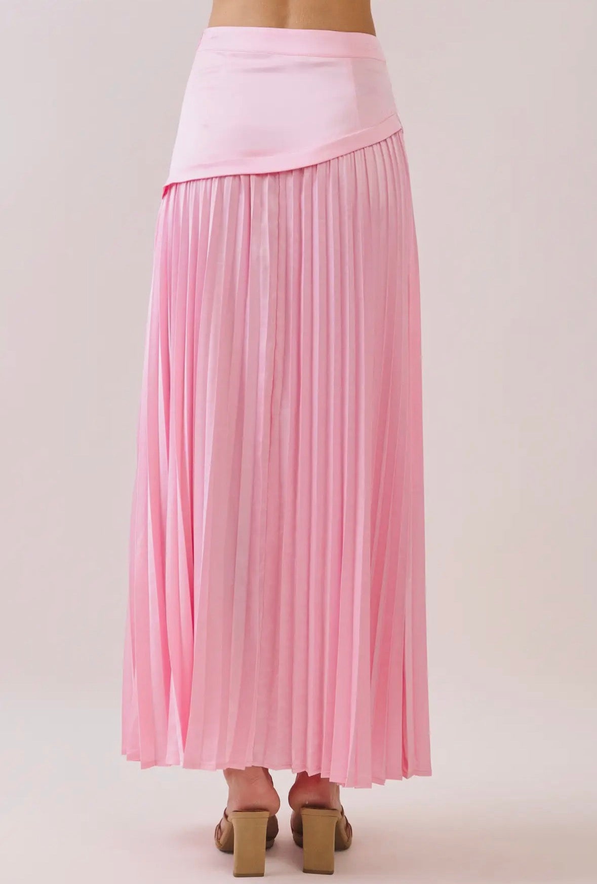 Pleated Petal Skirt