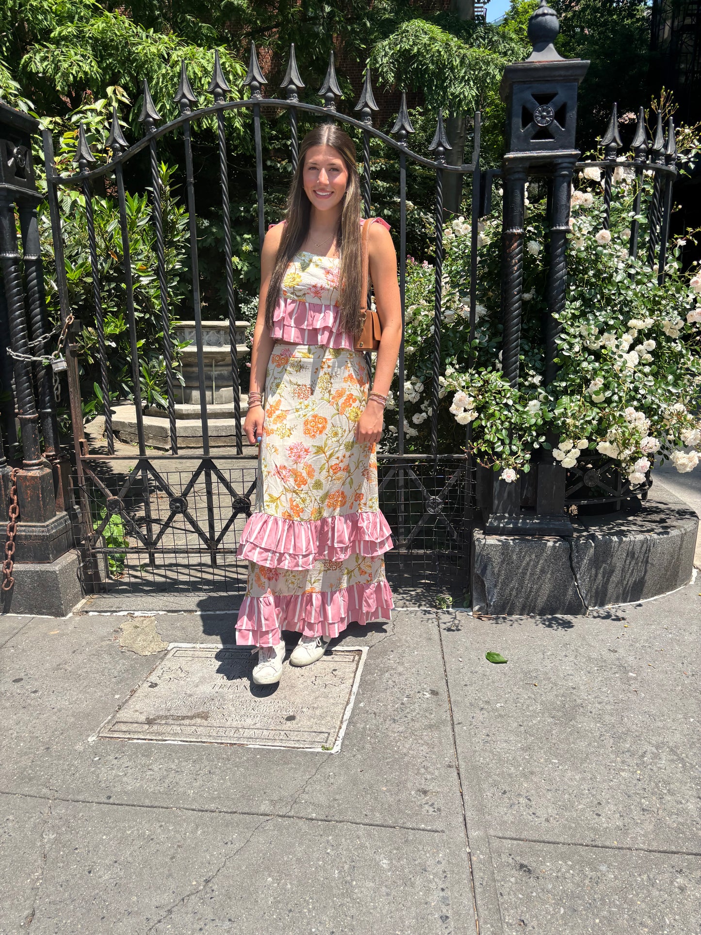 Floral & Stripes Top- FINAL SALE