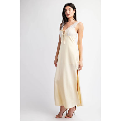 Callista Satin Maxi Dress- FINAL SALE