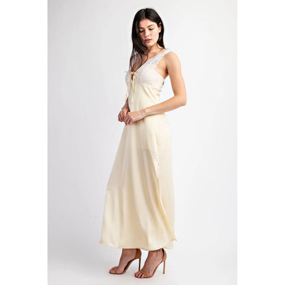 Callista Satin Maxi Dress- FINAL SALE