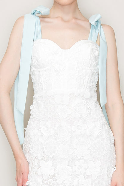 Eden Lace Midi Dress- Final Sale