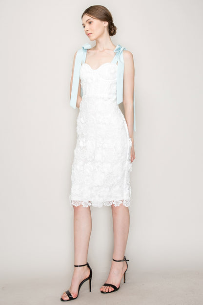 Eden Lace Midi Dress- Final Sale