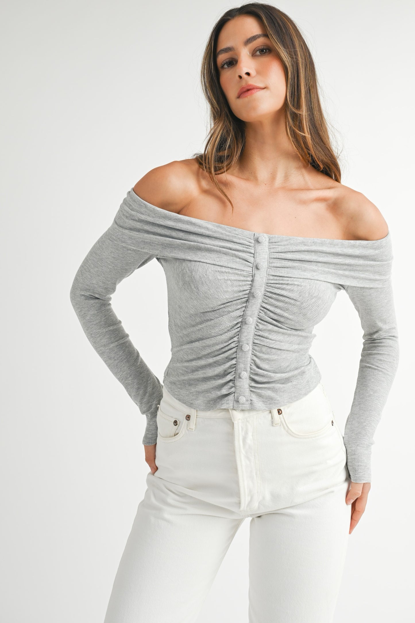 Ribbed Jersey Top