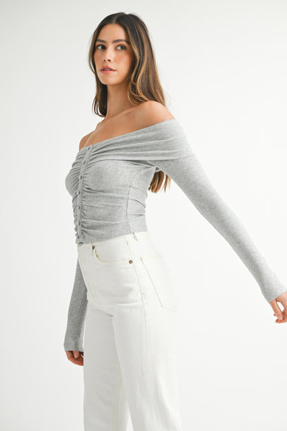 Ribbed Jersey Top