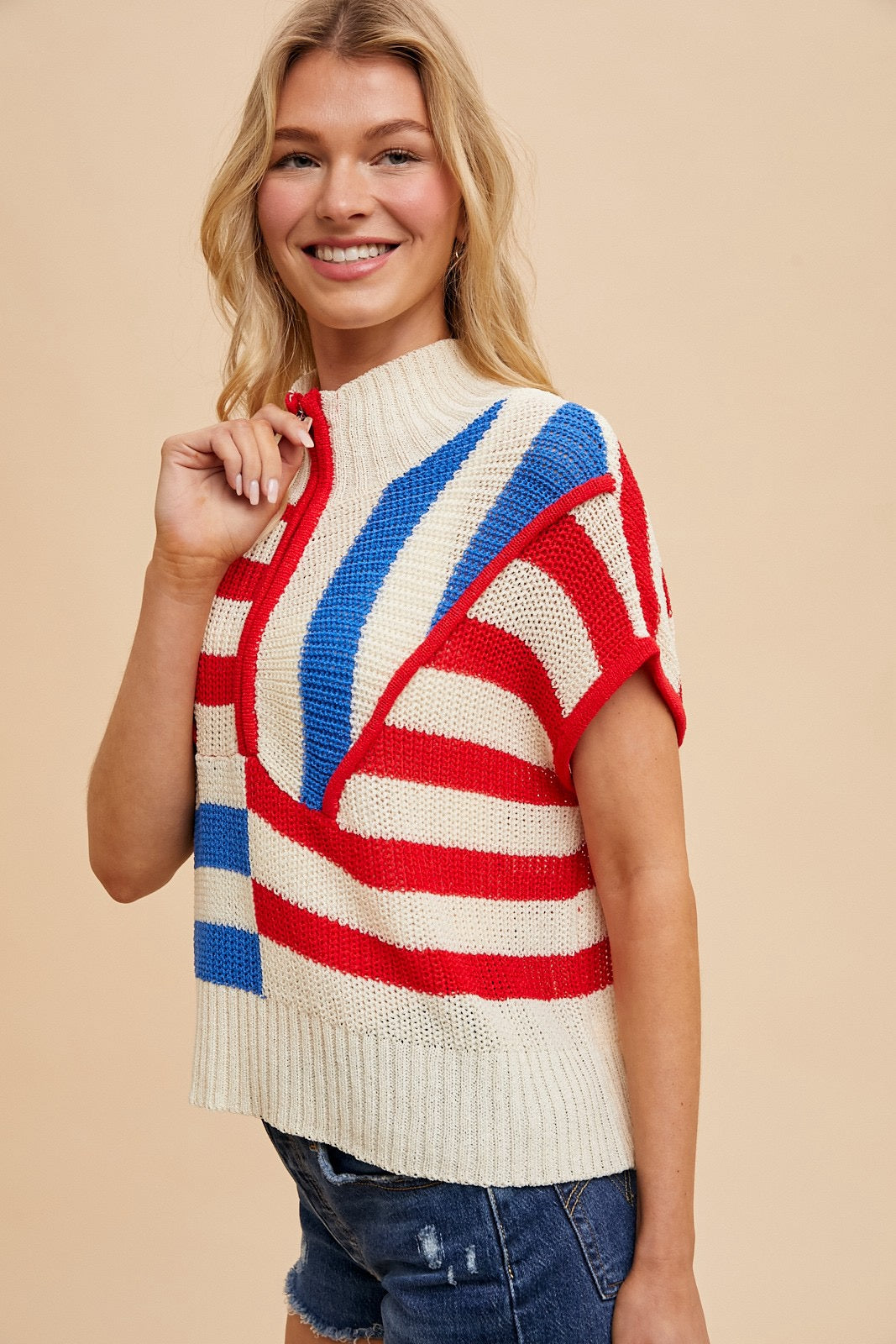 Americana Half Zip-FINAL SALE
