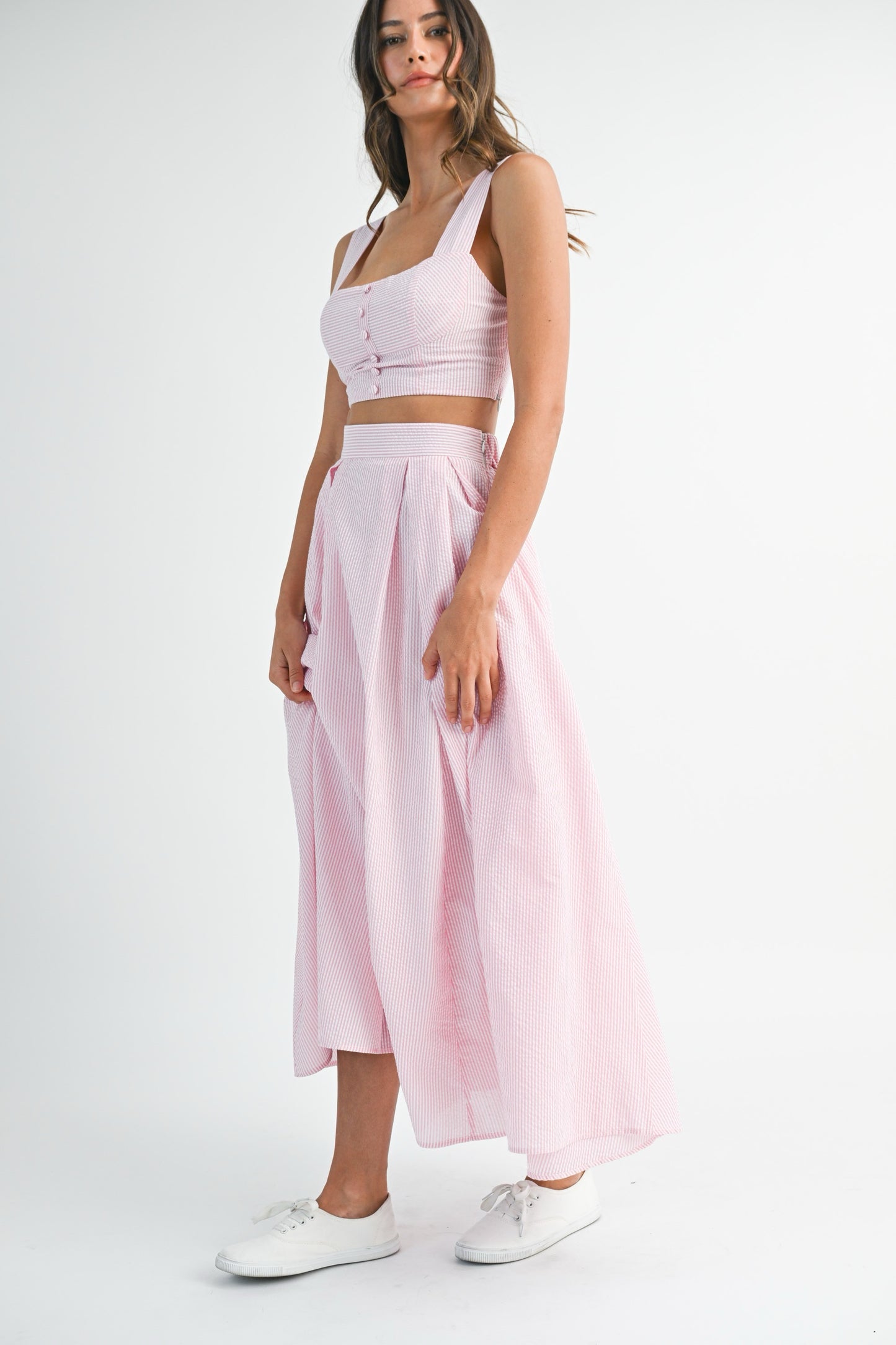 Candy Stripe Midi Set