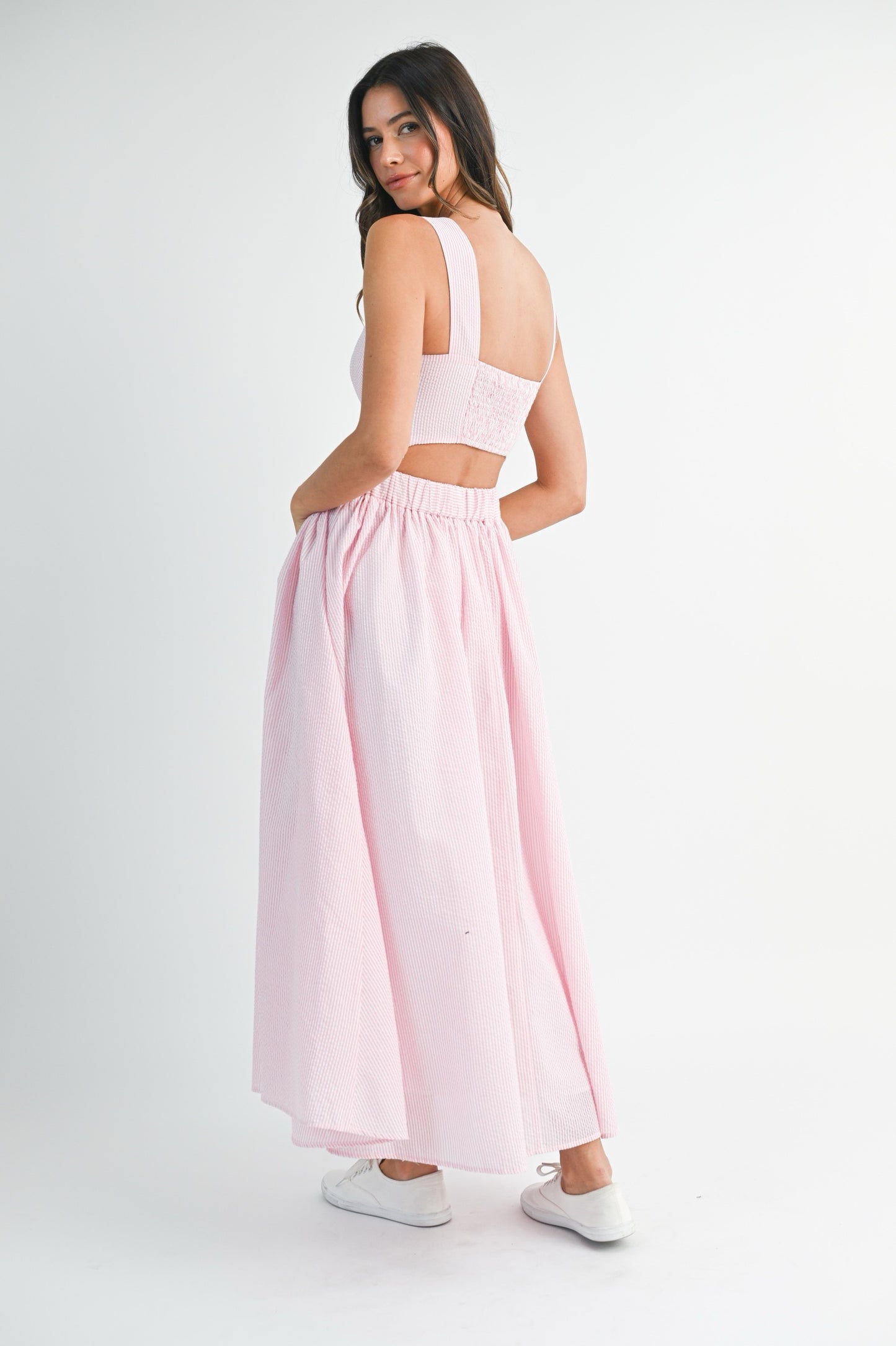 Candy Stripe Midi Set