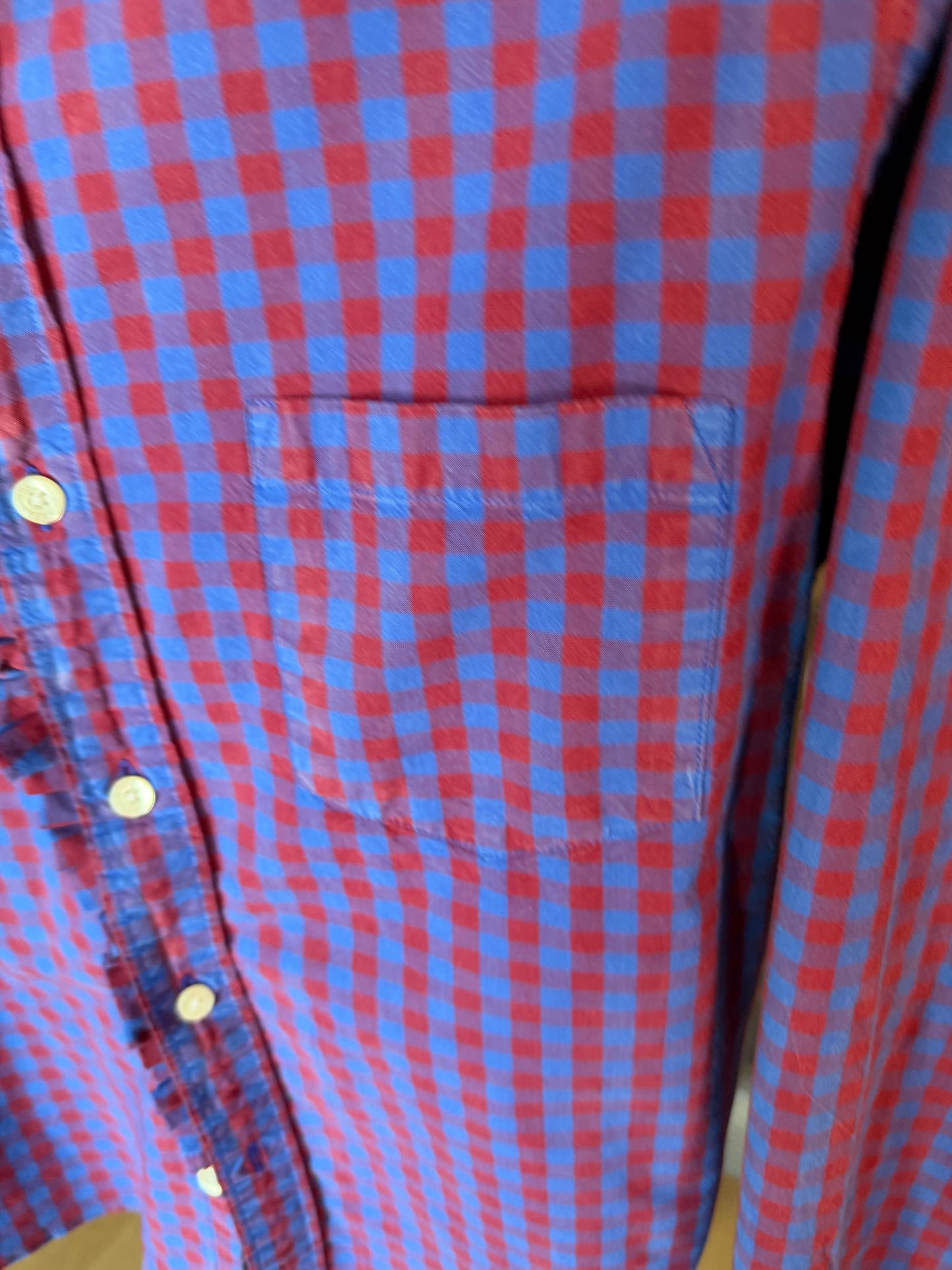 Gingham JCrew-M