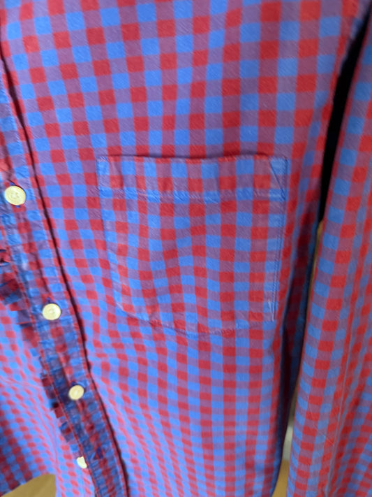 Gingham JCrew-M