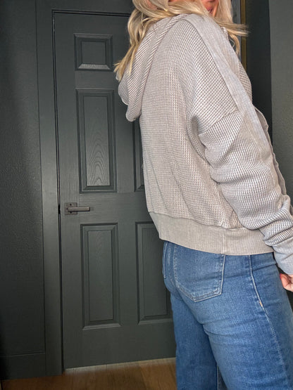 Maisie Mineral Wash Hoodie- FINAL SALE