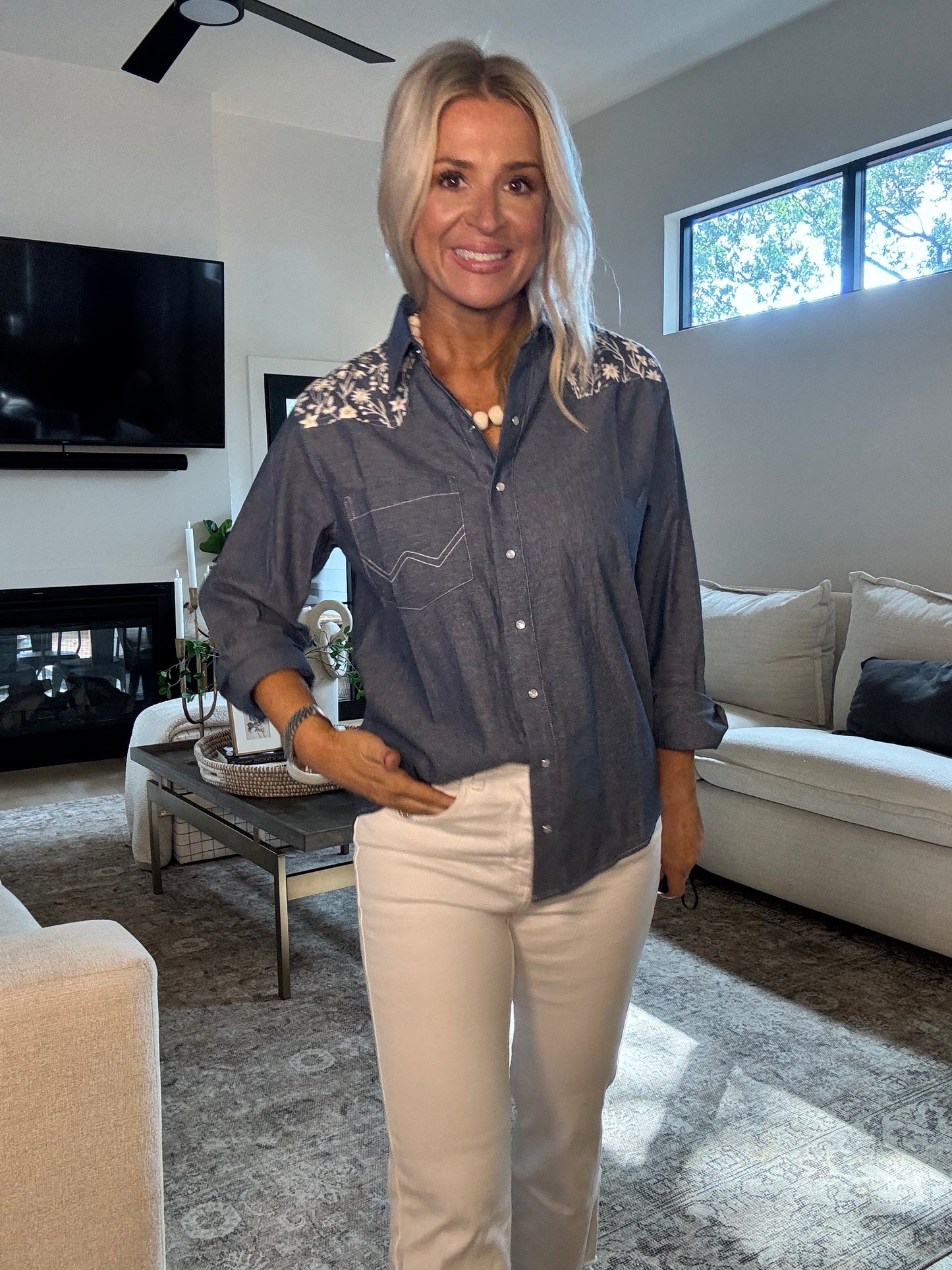 Marta Button Up