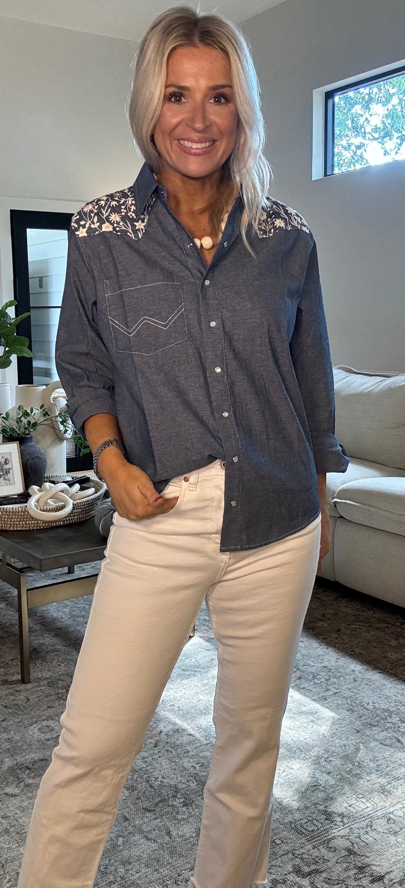 Marta Button Up