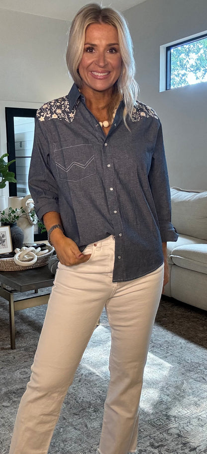 Marta Button Up