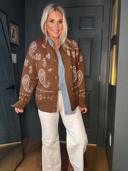 Paisley Cardigan