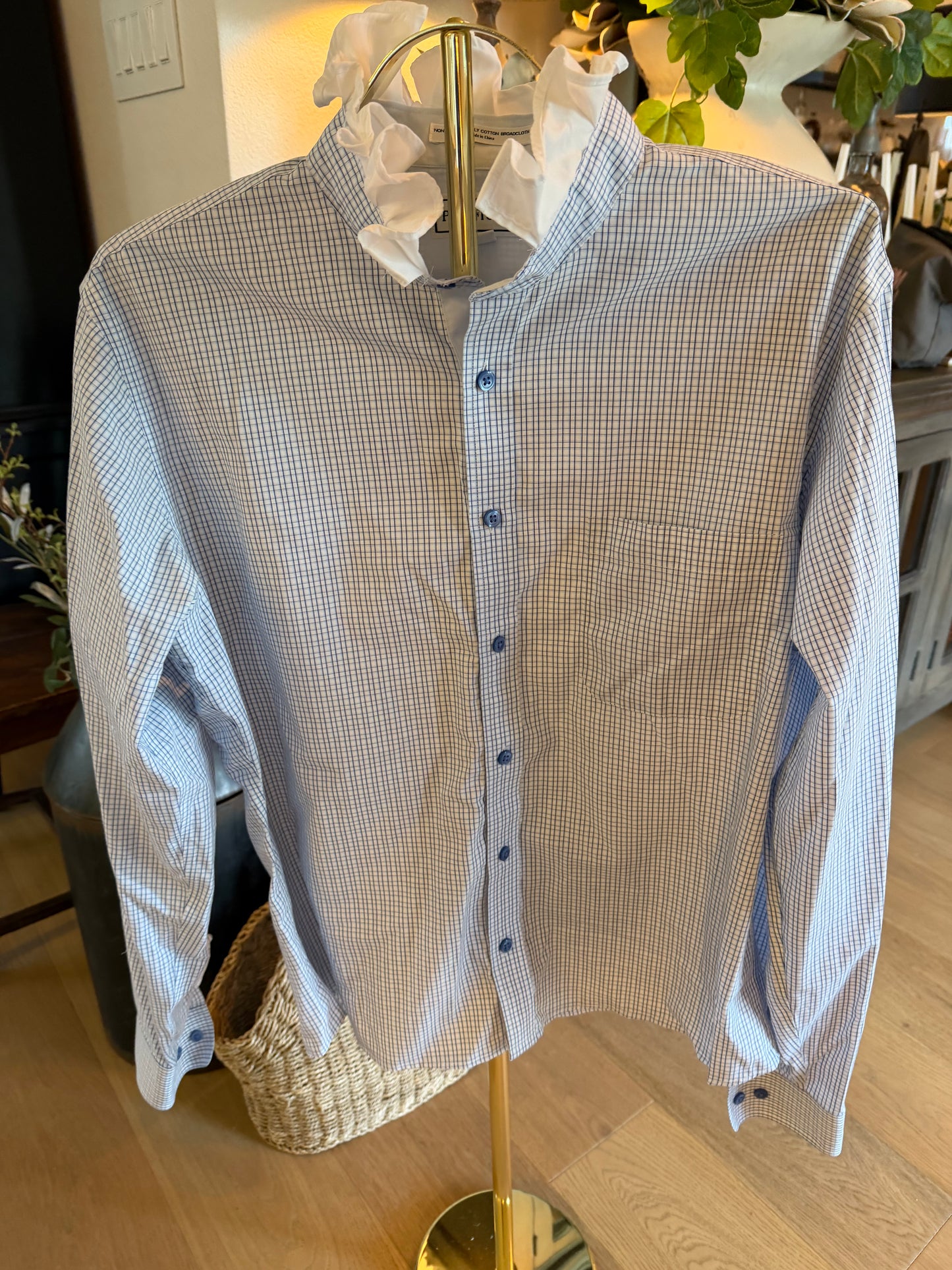 Paul Plaid Ruffle-L