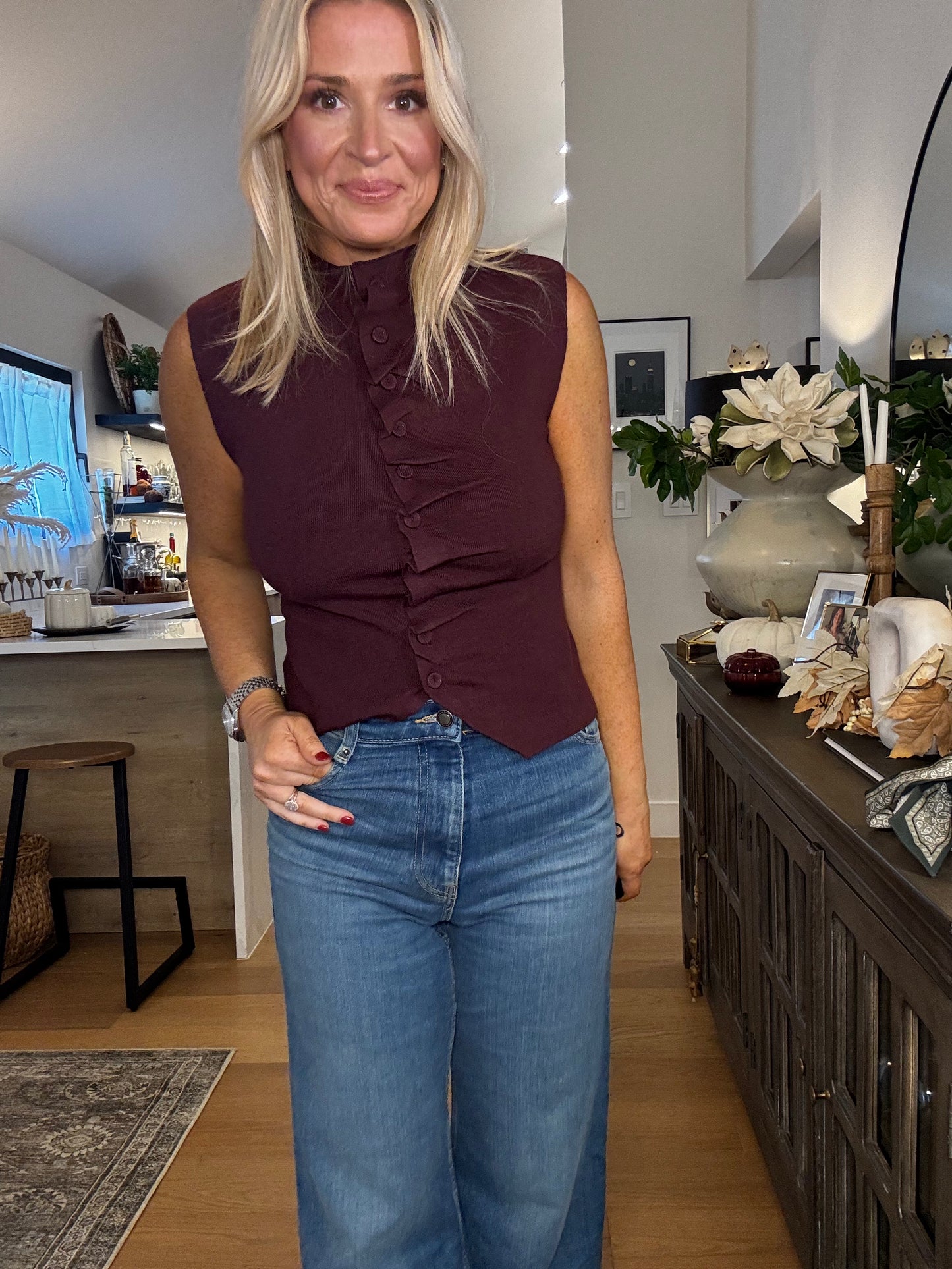 Ruched Plum Set