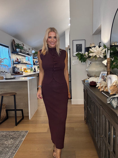 Ruched Plum Set
