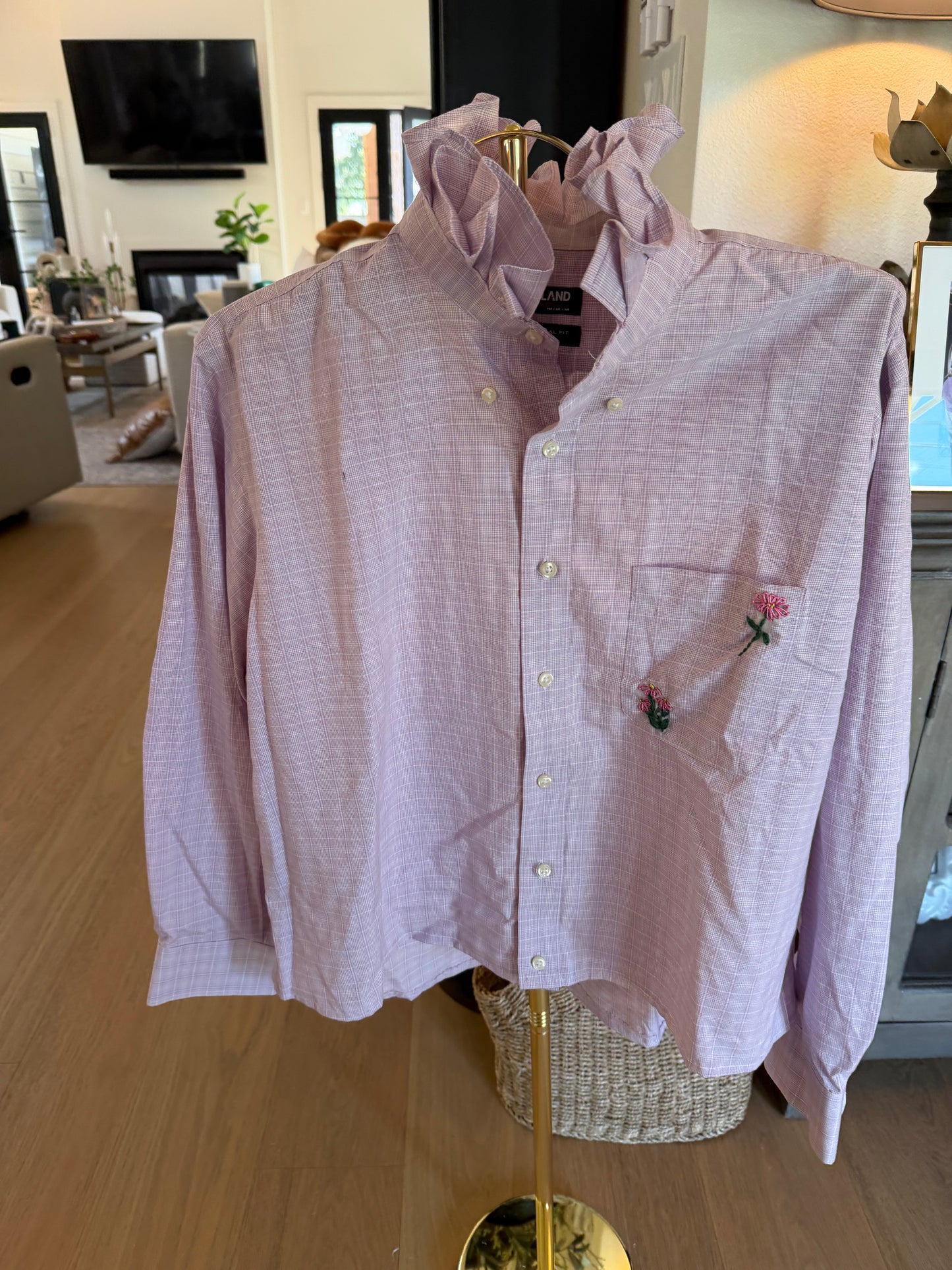 Purple with Flowers-XL