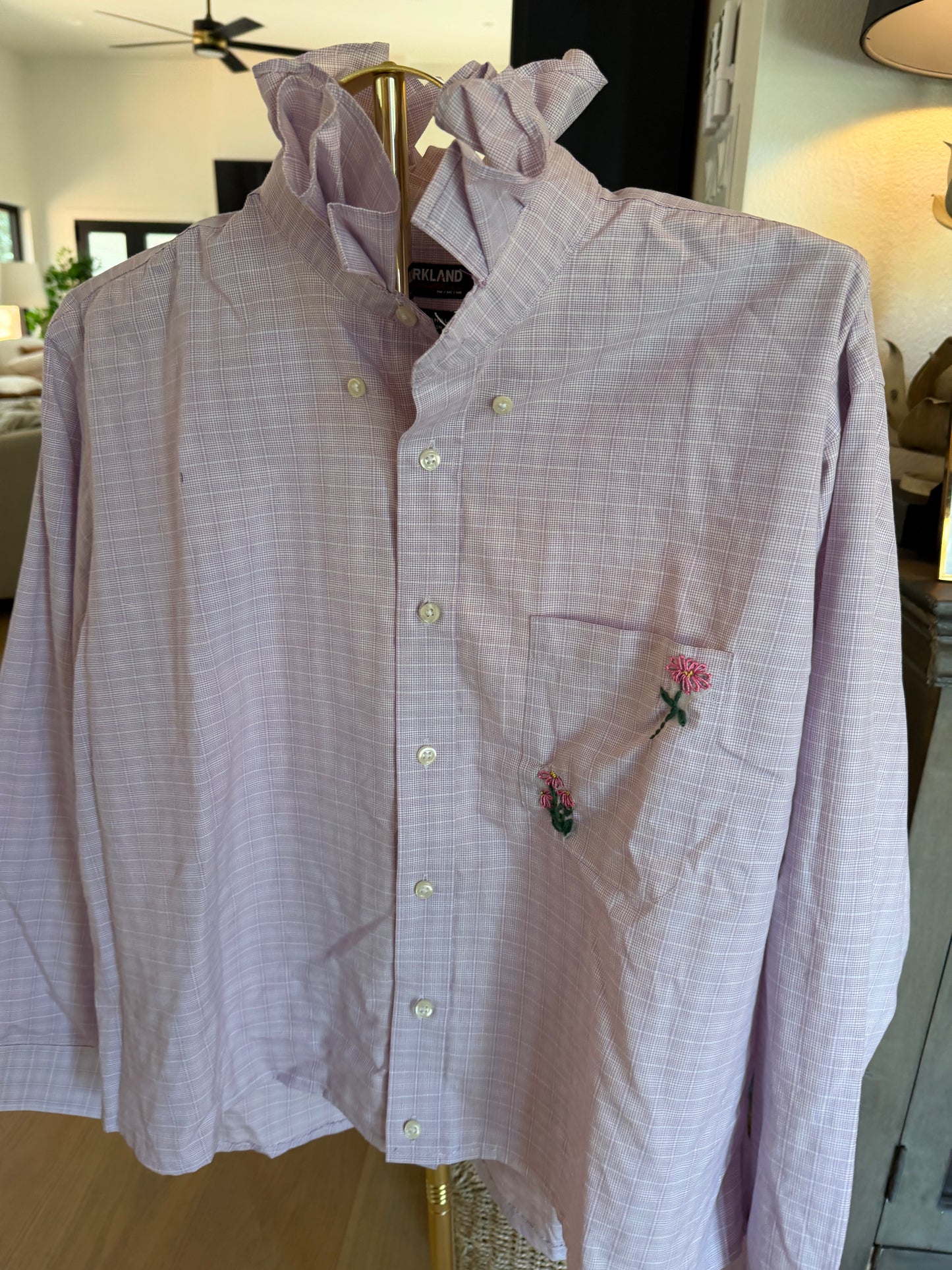 Purple with Flowers-XL