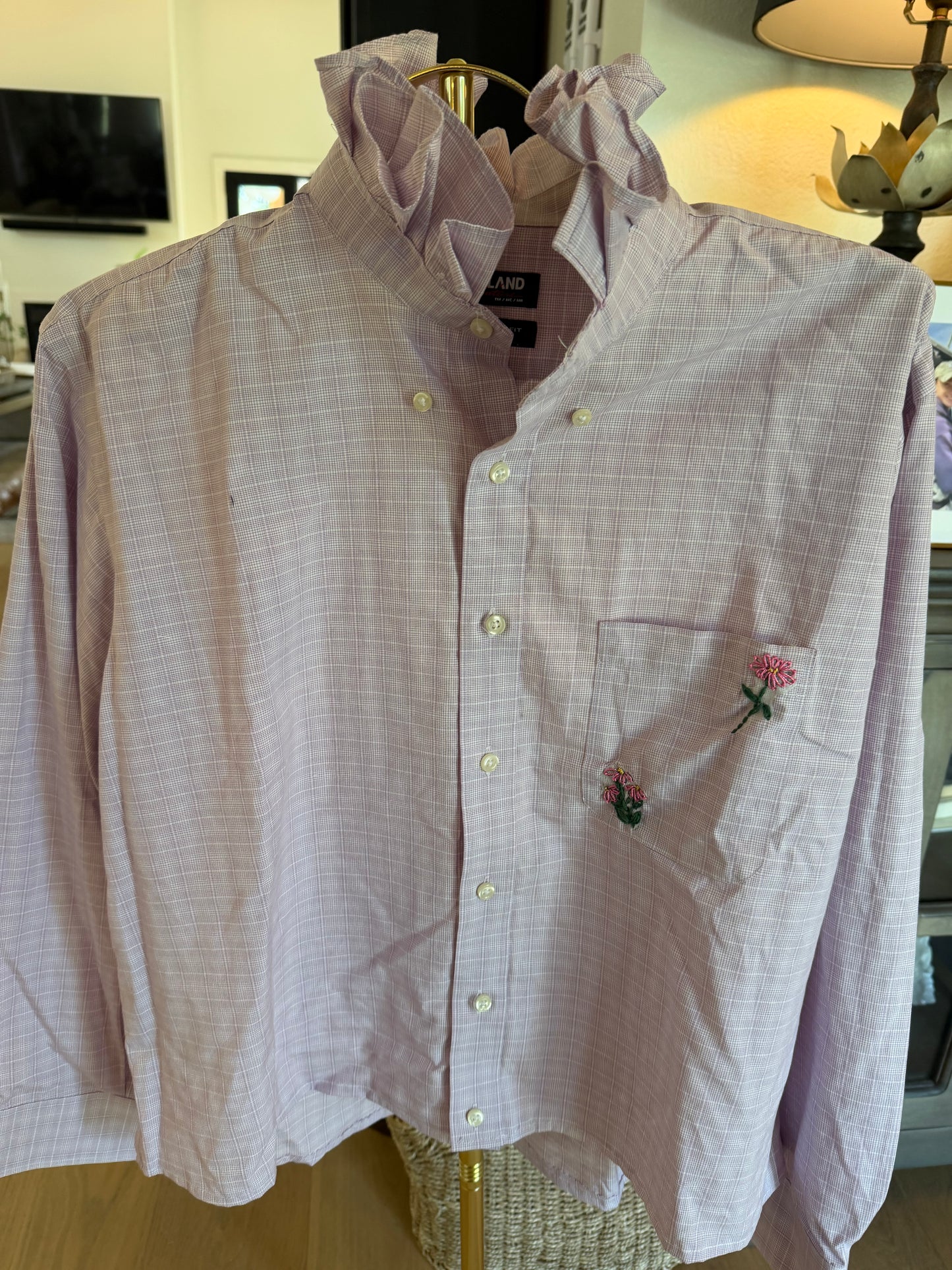Purple with Flowers-XL