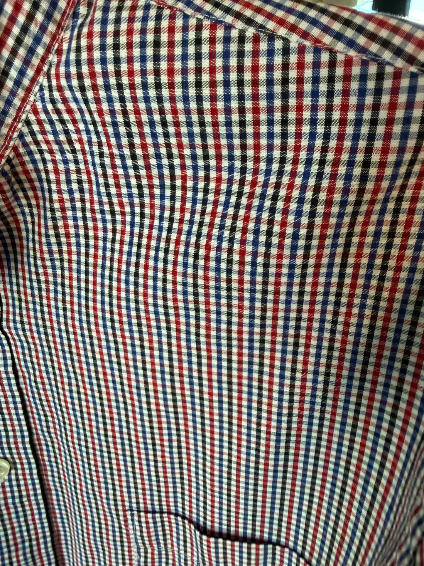 Chaps Red, White, Blue Ruffle-L