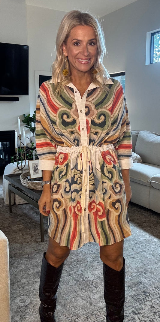 Soleil Shirt Dress