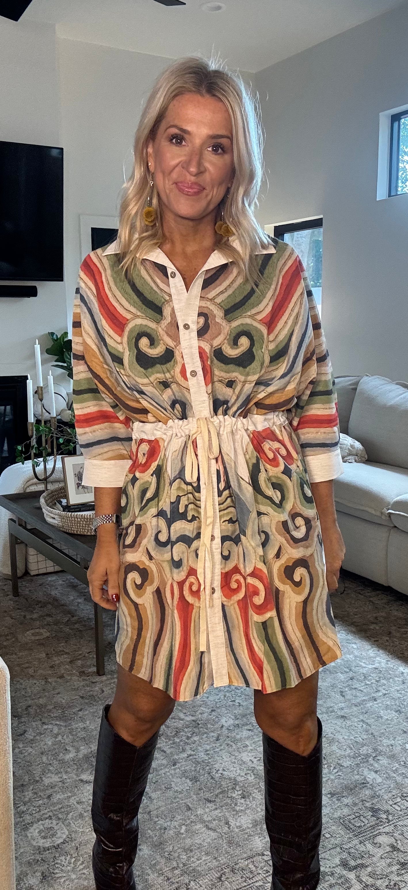 Soleil Shirt Dress