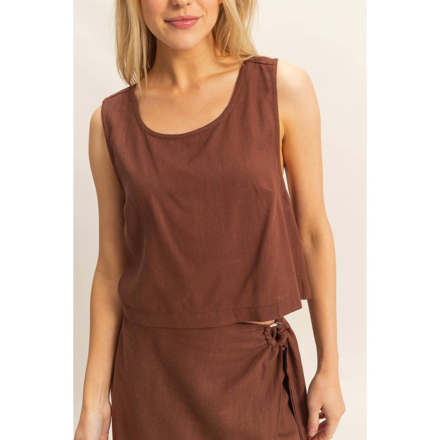 Chocolate Skirt Set
